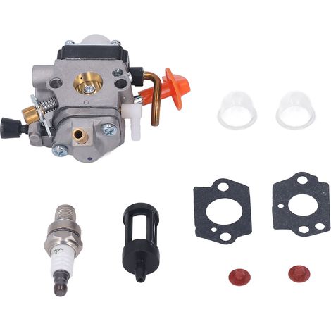 Carburateur débroussailleuse clapet de retenue pour Zama C1Q S131 S173 S174 S176, Stihl 41801200613 41801200611 41801200610, raccords adaptés. (1/5)