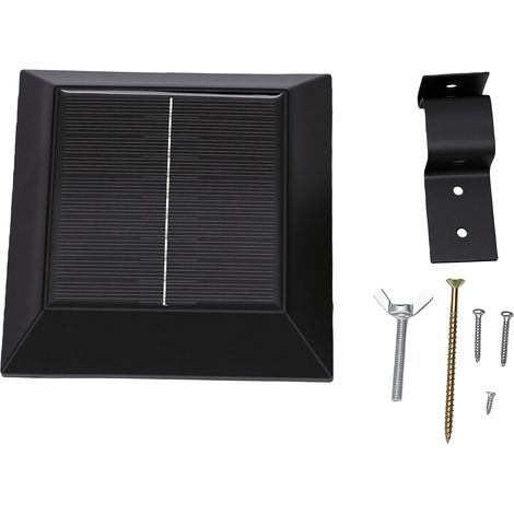 2 packs lampes de boîte aux lettres solaires extérieur LED lampes d'adresse pour numéros de maison poteau de bord de route, clôture de cour avant (1/5)