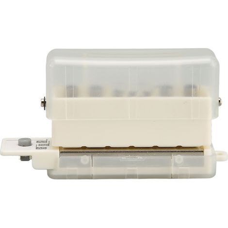 Perceuse à papier 6 trous portable style mignon ABS profondeur de perçage 7mm pour bureau transparent (1/5)