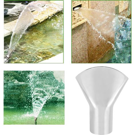 Richtungsgebender fächerförmiger Springbrunnenkopf mit Innengewinde für Landschaftsgestaltung, geeignet für Whirlpools und Schwimmbäder (G1-1/2 Zoll DN40) (1/5)
