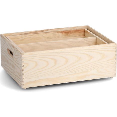 Aufbewahrungsbox mit herausnehmbaren Fächern, 40 x 30 x 15 cm
