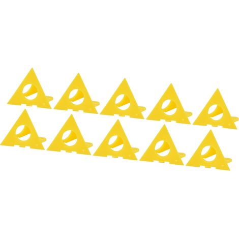 Lot de 10 mini supports coniques pour peinture, support pour toile, rehausseur de porte d'armoire, support pour peinture fluide