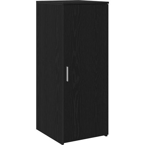 Armario de almacenamiento compacto multipropósito para oficina 40 x 45 x 103 cm de madera contrachapada negro 020051206 (1/5)