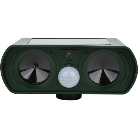 Répulsif anti-animaux solaire étanche d'extérieur à ultrasons infrarouge pour souris et oiseaux (1/5)