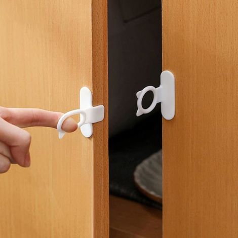 4 Pièces Poignée Auto-Adhésive en Silicone pour Couvercle de WC – Évite les Contacts – Accessoire de Salle de Bains – Dimensions 4,8 (1/5)