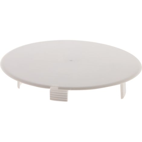Zenitech – Couvercle pour plafonnier Ø125mm – Pour boîte Ø85mm – Protection optimale contre la poussière – Montage facile et sécurisé