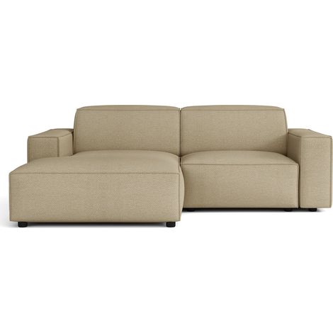 Selsey Sellmo - Canapé d'angle petit - 210 cm - gauche - Beige foncé (1/5)