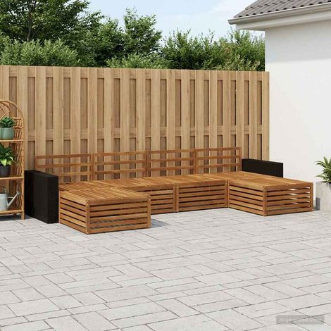 vidaXL Outdoor Sofa Set 6 pcs Solid Acacia Wood (1/5)