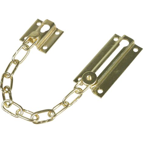 1BL CATENA DI SICUREZZA PER PORTA pz 1 - ottonata