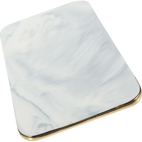 Cutting Board Small Tray with Gold Edge Suitable for Kitchen