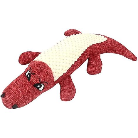 Lustiges Hundespielzeug, Hunde- und Katzenspielzeug, robustes Katzenspielzeug, Spielzeug mit Quietschfunktion, Haustierspielzeug mit Geräuschen, Plüschtier, Quietschspielzeug, Hundespielzeug (1/4)