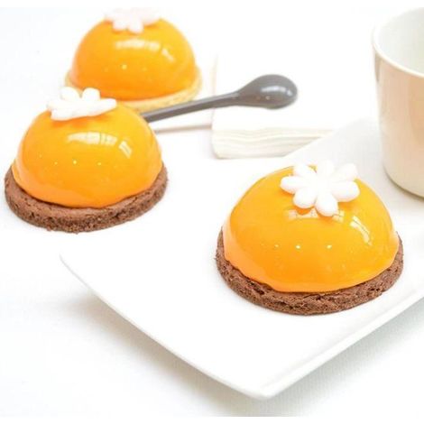 Moule à gâteau semi-rigide 9 demi-sphères