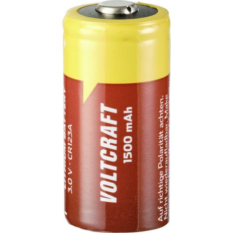 VOLTCRAFT CR123A Fotobatterie CR123A Lithium 1500 mAh 3 V 1 St. (1/3)