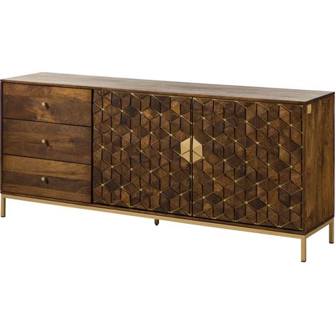 Buffet 180x40 Manguier huilé Brun DIAMOND 210