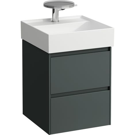 LAUFEN LANI pour Kartell Meuble sous-lavabo, 2 tiroirs,