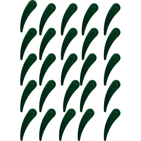 Lot de 25 lames de rechange en plastique pour coupe-bordures Bosch Durablade Art 23-18 LI Art 26-18 LI (1/4)
