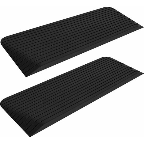 vidaXL Rampe per Soglia 2 pz 110x41x5 cm in Gomma