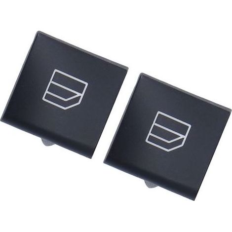 Coperchio Pulsante Interruttore della Finestra, 2 Pezzi Coperchio, Pulsante Interruttore Finestra Compatibile con la Classe W166 2005-2011 Classe GL X164 2006-2012 A2049055402 (1/5)
