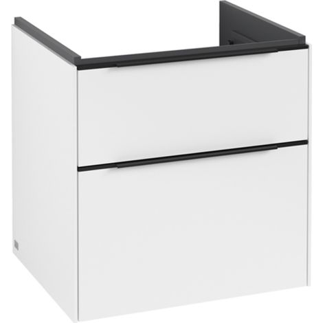 Villeroy & Boch Subway 3.0 armoire sous lavabo, 2 tiroirs,
