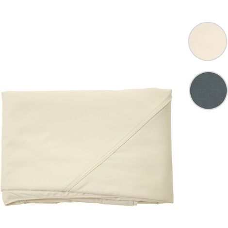 Mendler – Toile de rechange pour pergola Cadiz 4 x 3m – Housse 380 x 280 cm en polyester – Résistante à la pluie – Avec trous d'évacuation (1/5)