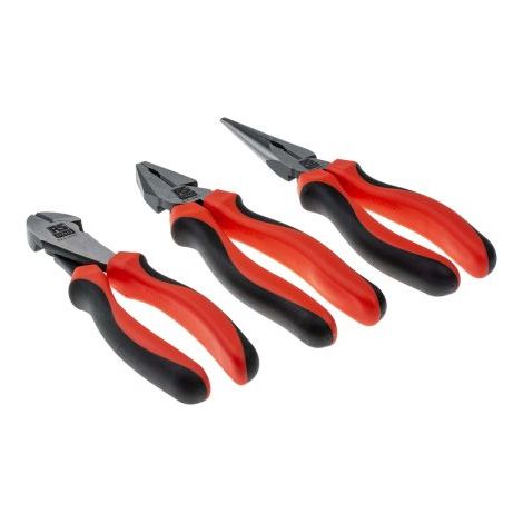 Jeu de pinces RS PRO, L. (hors tout) 150 mm, 3 pièces ( Prix pour 1 Jeu ) (1/2)