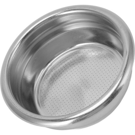Porte-filtre à café en acier inoxydable pour double tasse, avec filtre à café pressurisé pour machine à café semi-automatique. (1/5)