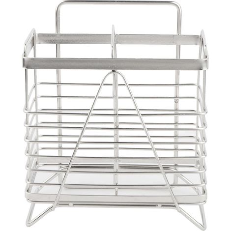 Support Mural Pour Baguettes - Acier Inoxydable 304 - Design Vertical Sans Perçage - Fond Évacuable - Lot de 1 (1/5)