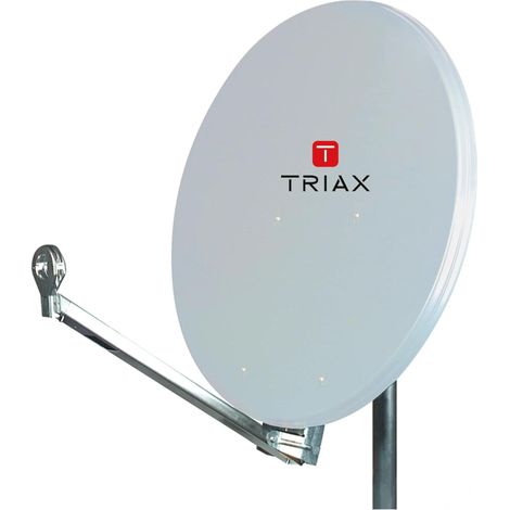 Antena satélite Triax alu 78x73 cm ganancia 37.3 dBi