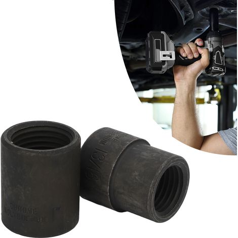 Outil d'extraction d'écrous de roue antivol 19-26 mm, ensemble de douille d'écrou de roue d'urgence 1/2" (1/5)