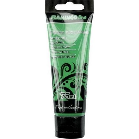 TITANUM Vernice acrilica 75ml - Verde, per dipingere legno e tessuti