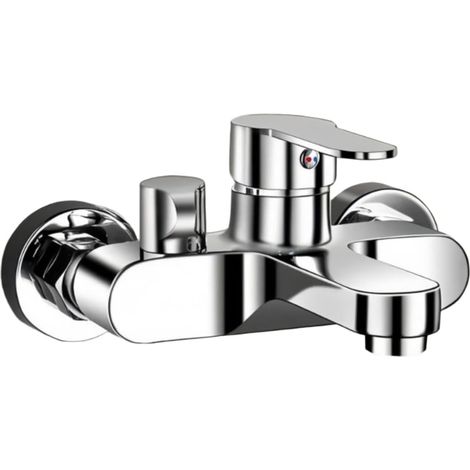 Mitigeur de douche en cuivre gris (1/5)