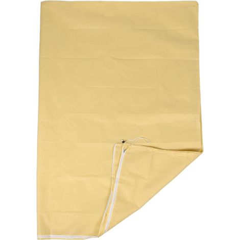 Housse de Protection Hivernale pour Plantes D’extérieur 180 X 240 Cm en Polaire Beige avec Fermeture Éclair et Cordon de Serrage, Couverture Antigel Résistante à L’Eau (1/5)