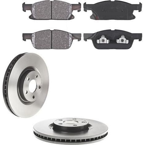 KIT FRENI ANTERIORI compatibile con FORD GALAXY (CK) - DISCHI + PASTIGLIE OEM: FDB4930, FDB4445, FDB5087 / 18483 , 18778 /SOSTITUZIONE DIRETTA/BASSA POLVERE/SILENZIOSO (1/5)