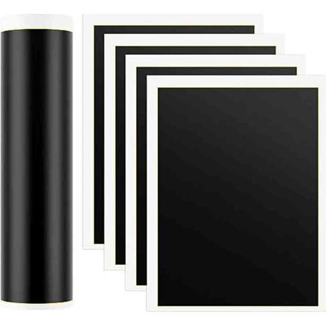 4 PièCes Papier de Marquage Gravure Laser Noir, Couleur 39X27 cm pour MéTal, Verre, CéRamique (1/4)