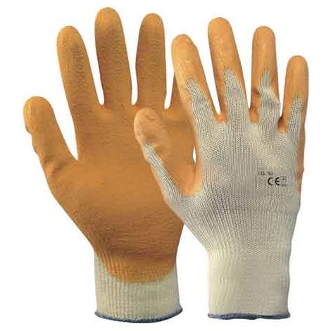 GUANTO POLIESTERE/LATTICE Tg. 10 - 12 paia