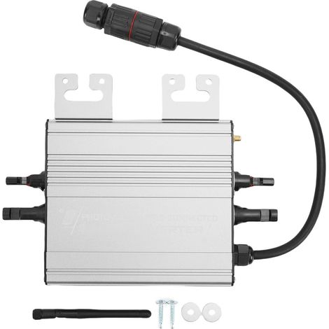Onduleur Solaire 800W avec WiFi, Entrée Module PV 20 V à 60 V CC ou Batterie 36 V/48 V CC Onduleur Micro Sortie CA 180 V à 265 V, MPPT à 99%, Étanche IP65, Surveillance Via Application (1/5)