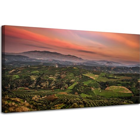 Leinwanddruck Naturpanorama des Hochlands 120x60 cm