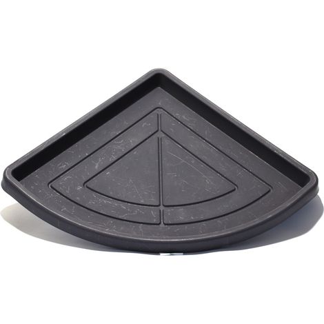 Sottovaso Angolare in Resina 47 cm. Antracite