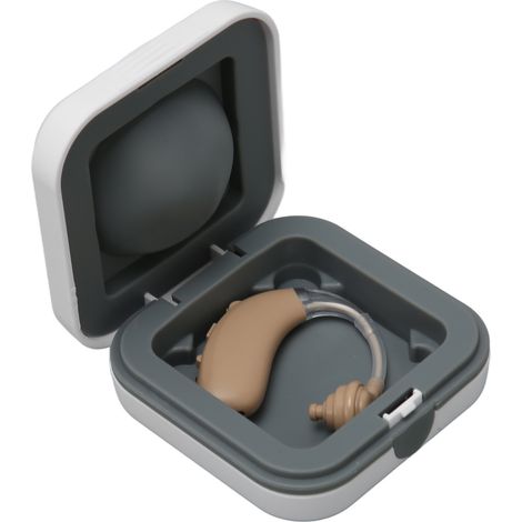 Appareils auditifs pour seniors, sans fil Bluetooth, à réduction de bruit, amplificateur auditif numérique rechargeable pour adultes, prise UE 100-240 V (1/5)