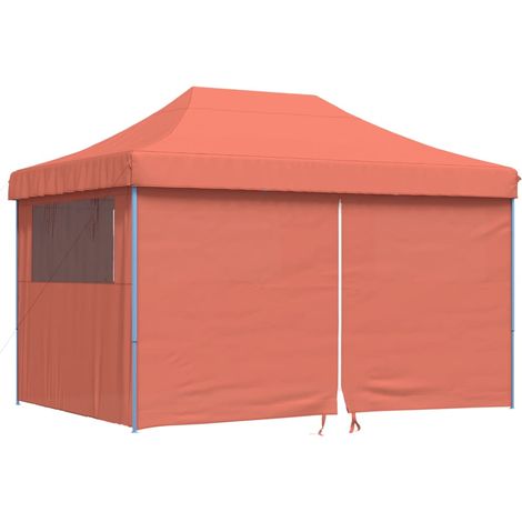 Maison Exclusive - Partyzelt Faltbar Pop-Up mit 4 Seitenteilen Te