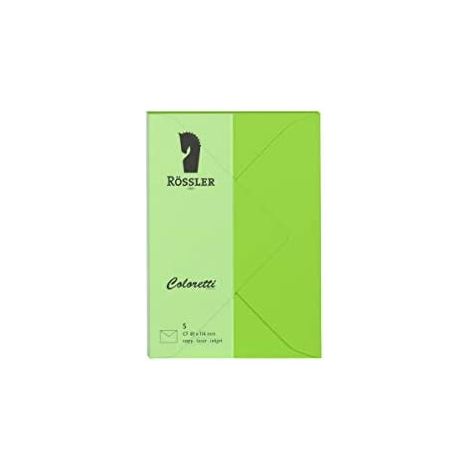 Enveloppe c7 coloretti 5 unités vert lime (1/3)