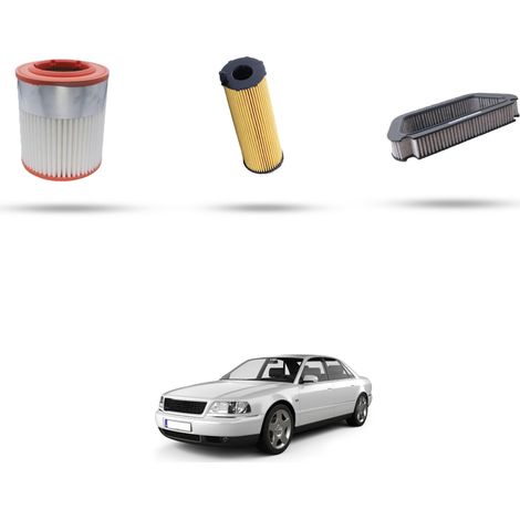 Kit Tagliando 3 filtri compatibile con Audi A8 (4E) 3.0 V6 TDI 171kw dal 2003 (1/5)