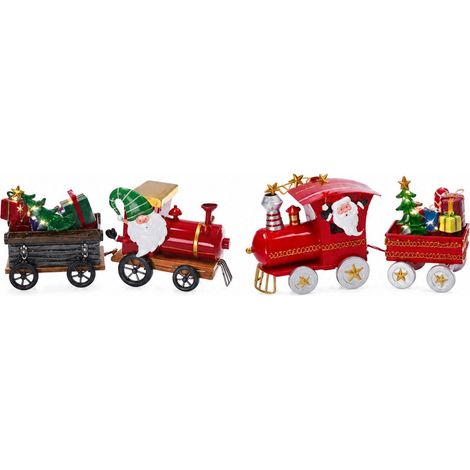 Ad Trend Decorazione Treno di Natale in Ferro Assortito 20/22 cm 1 Pz – Decorazione Natalizia (1/2)