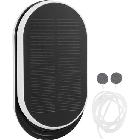 Pompe à oxygène solaire 5V 0,9W pour bassin à poissons, pompe à air, oxygénateur solaire pour la pêche en extérieur (1/5)