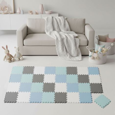 36 Teile Spielmatte Baby Puzzlematte 30x30 Krabbelmatte Bodenmatte Kinderzimmer