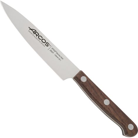 Coltello da cuoco Arcos Palissandro - Prof 263100 acciaio inox Nitrum e mango palissandro con lama 12 cm, e Cover Blade