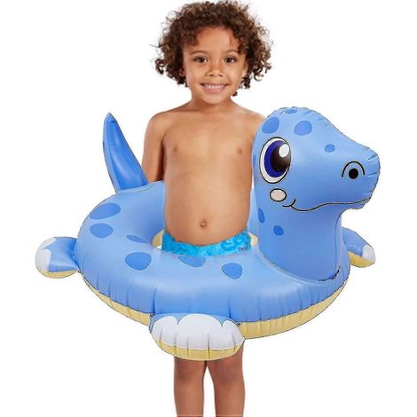 Bouées gonflables en forme de dinosaure pour enfants, pour piscines, fêtes aquatiques et loisirs de plein air.-AquaForge (1/5)