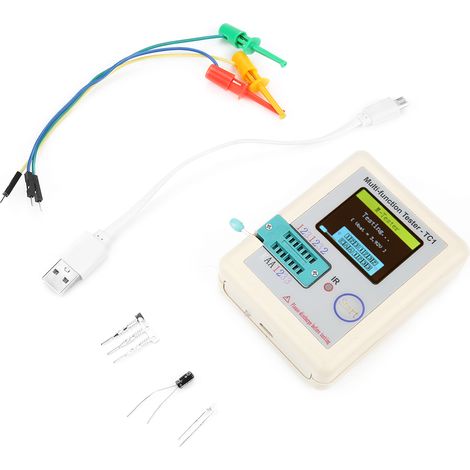 LCD-Transistortester, Diodentester, Triodentester, Kapazitätsmessgerät, LCr-Tester, T6-Tester, ESR-Tester, NPN-Tester, PNP-Tester, MOSFET-Tester