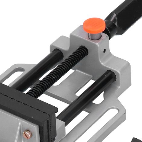 Schraubstock mit flacher Druckspannung, Backenbreite 100 mm (1/5)