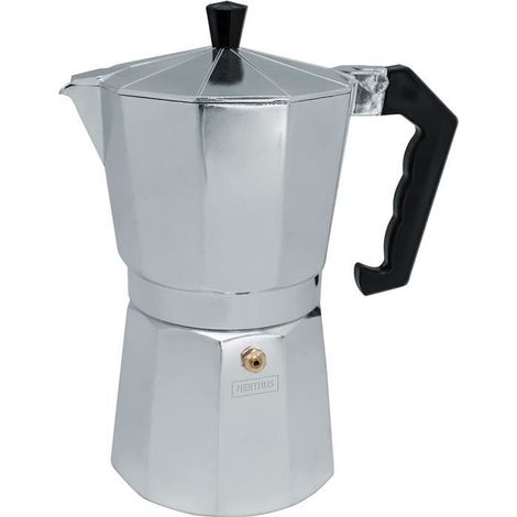 Cafetière à induction 12 tasses en aluminium, machine à café italienne classique (1/3)
